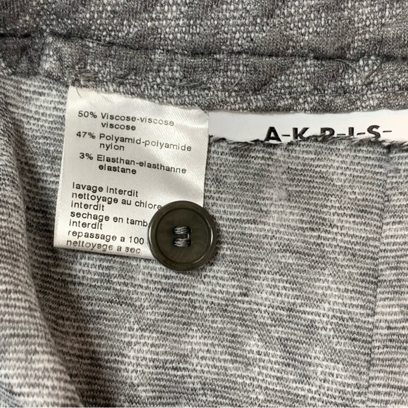 AKRIS PUNTO Mara 3D Houndstooth Jacquard Skinny Pants in Granite - Picture 11 of 13